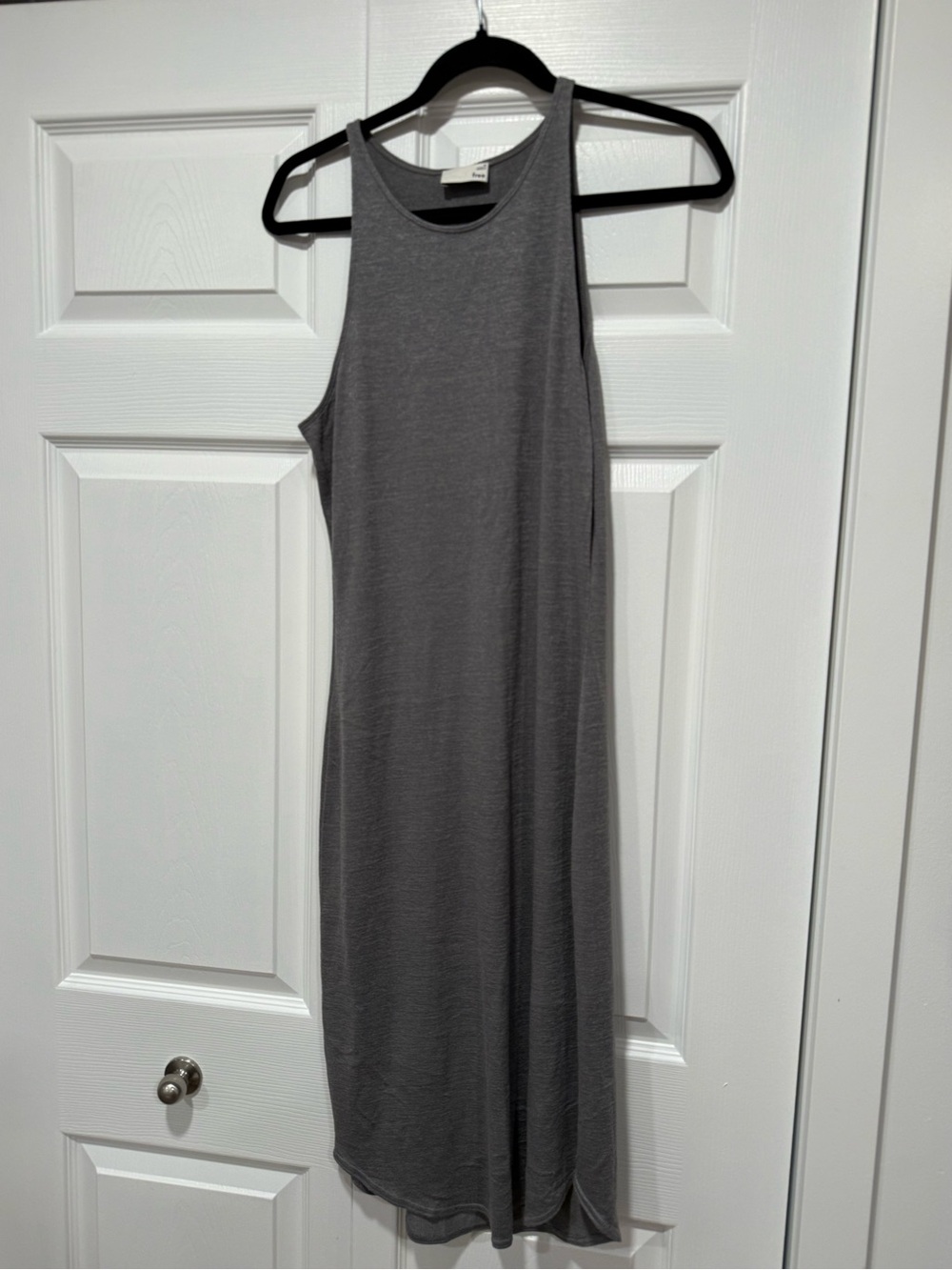 Wilfred free Casual Sleeveless Gray Tank Midi Dress